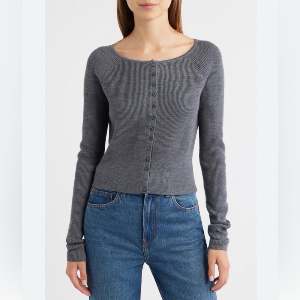 Reformation Meadow Regenerative Merino Cardigan